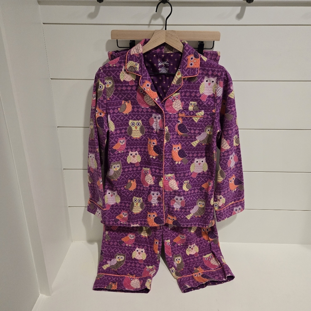 Nick &Nora Flannel Pajama Set Size S